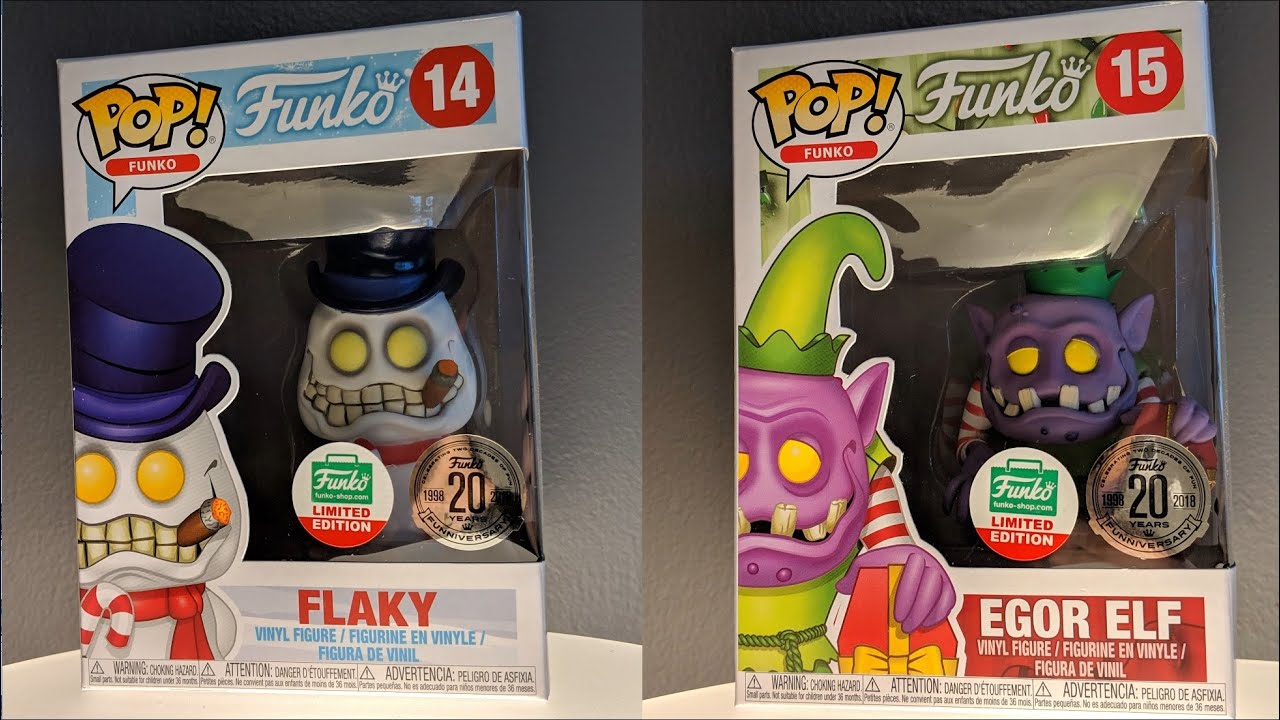  Spastik  Plastik  Flaky and Egor Elf Funko  Pop Unboxing 