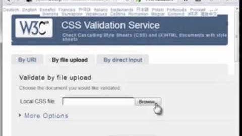 CSS Validation
