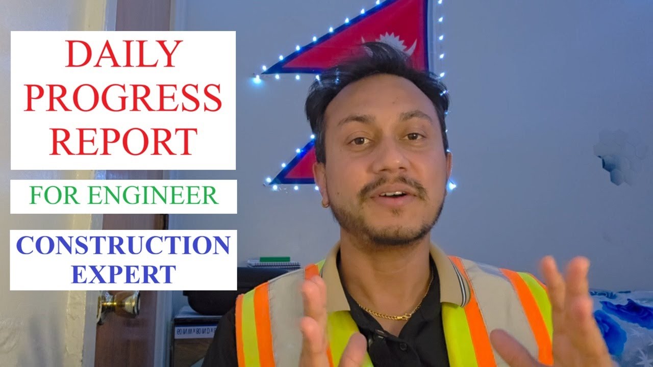 How to Prepare Daily Progress Report for Construction Project | Civil ...