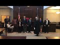 St. Lawrence County District Attorney Gary Pasqua and staff take oath of office
