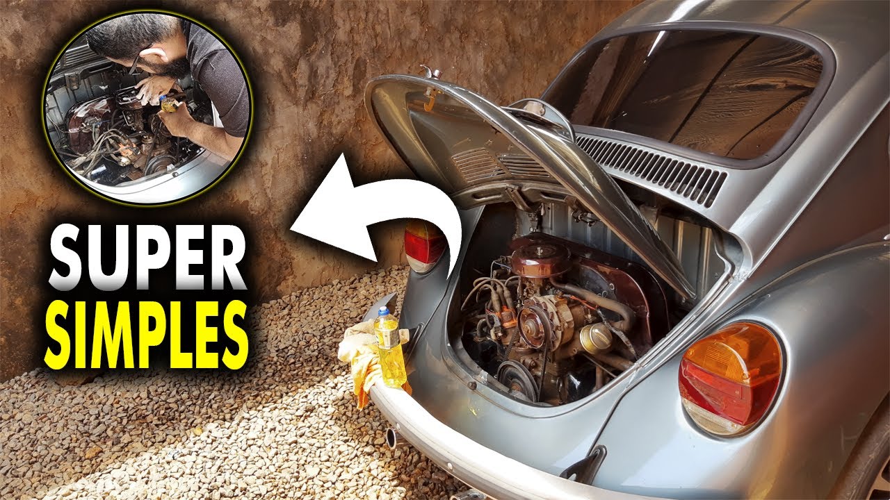 Lavando o motor do Fusca corretamente (CONFIRA) - Davison Oliveira