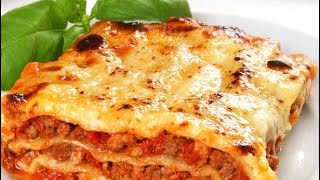 Lasagnes à la bolognaise لازانيا بالكفتة ??