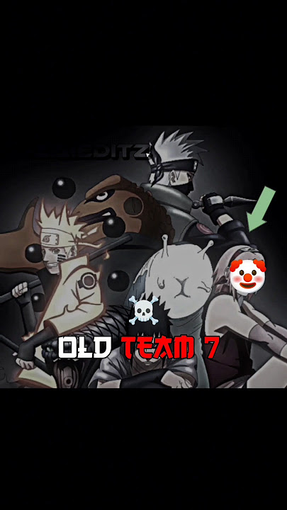 Old Team 7 is Coldest 🥶☠️ #shorts #team7 #naruto #anime #zaieditz