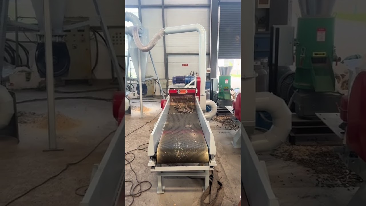 #Forcedfeedingofwoodforcrushing