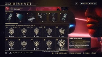 Warframe - Silent Eliminator Nightwave Challenge Performance (Loki + Stropha)