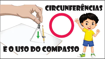Como fazer circunferência com compasso?