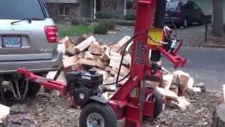 Pine Tree Removal  Part 4 (Wood Spliter)