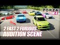 Forza Horizon 4 - 2 Fast 2 Furious Recreation! (Audition Scene)