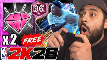 2K Gave EVERYONE TWO New FREE PINK DIAMONDS So I Got them and They are AMAZING! NBA 2K26 MyTeam