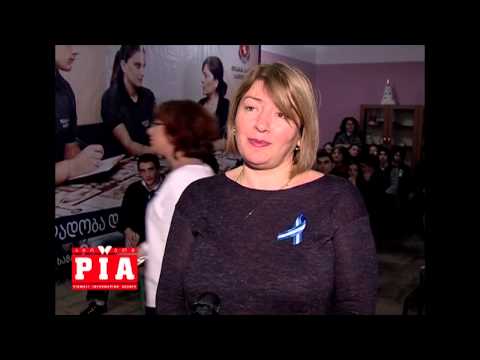 თბილისის 172-ე საჯარო სკოლის მოსწავლეებს ოჯახში ძალადობის წინააღმდეგ დაწყებული კამპანია გააცნეს