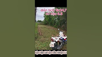 ĐẤT THỔ CƯ MẶT TIỀN XE HƠI, XÃ MỸ LỘC CẦN GIUỘC GIÁ RẺ #batdongsan #nhadep #automobile