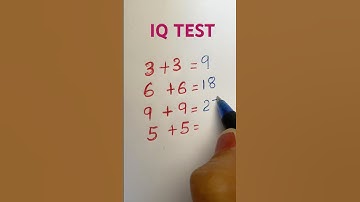 Amazing IQ Test Maths Puzzle #iqtest #shorts #mathspuzzle