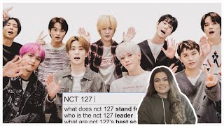 They're great | NCT 127 Answer the Web's Most Searched Questions | WIRED | Reaction