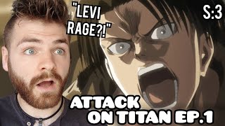 Levi Runnn Season 3 Begins Attack On An Episode 1 New Anime Fan Reaction