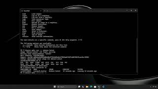 WSL containers