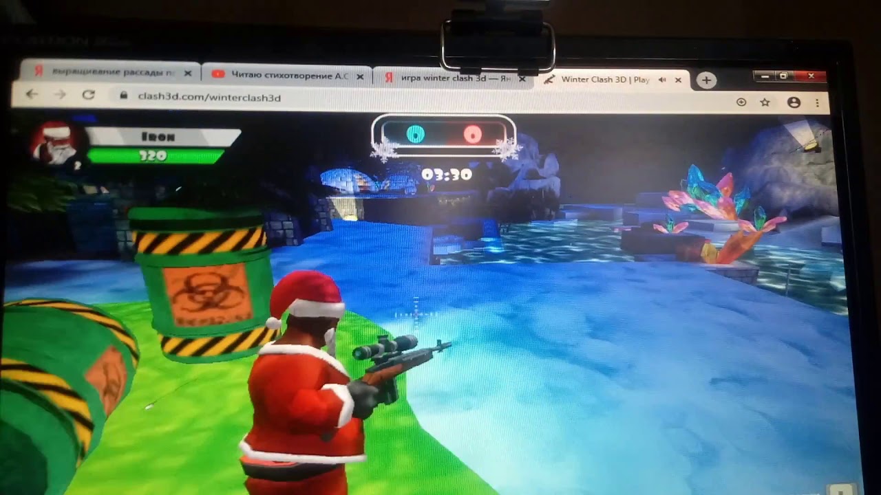 Играю в новою игру в winter clash 3D