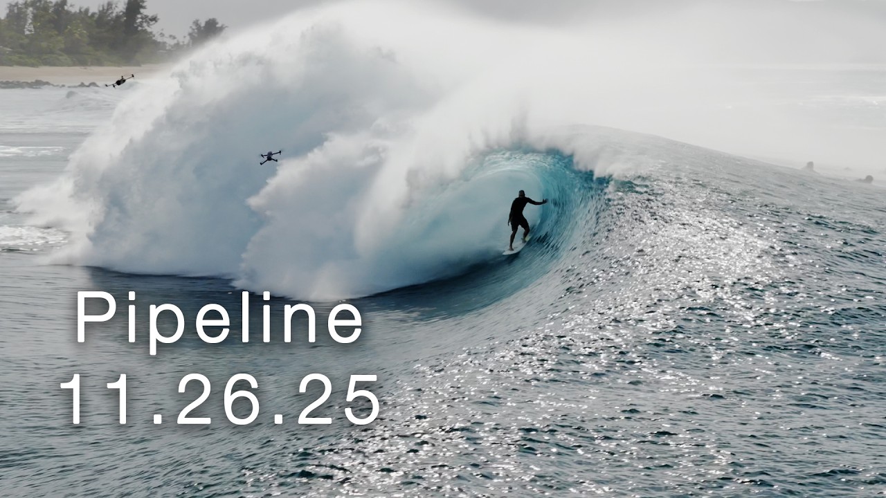 Pipeline winter swell - November 26, 2025