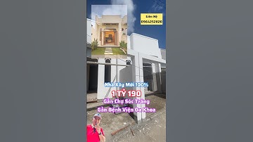 Bán Nhà Xây Mới - Hẻm - Đường 30/4 - Gần Chợ Sóc Trăng - Liên Hệ : 0964252820 #batdongsan