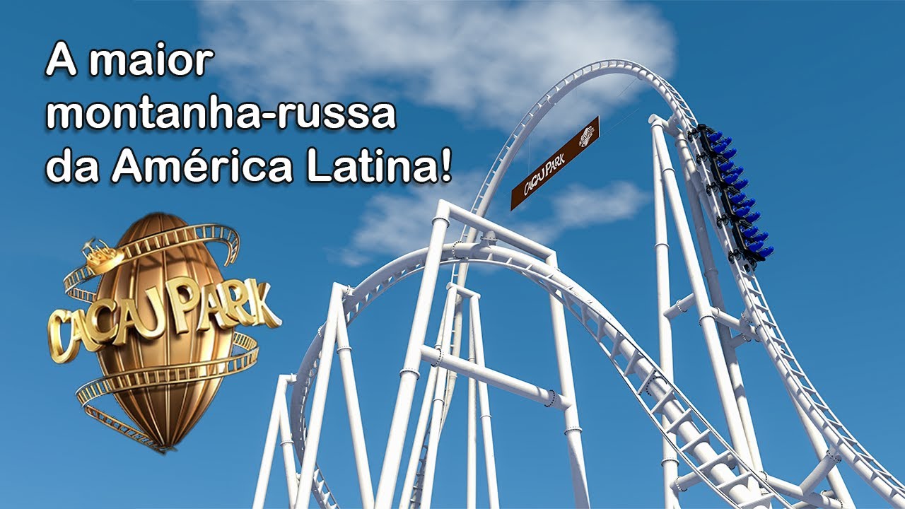 TESTANDO a montanha-russa do CACAU PARK, a mais alta e rápida da América Latina! - NoLimits 2