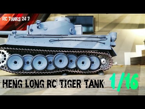 Heng Long Tiger 1 RC Tank 1/16 Suspension And Driving Test