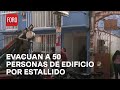 Fuga de gas provoca estallido en un edificio en Alcaldía Cuauhtémoc - Las Noticias