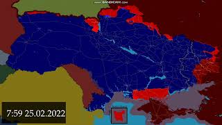 2022 Russian invasion of Ukraine Road World War 3 Map