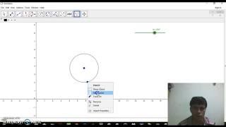 Using Geogebra: Revolving Object on a Circle