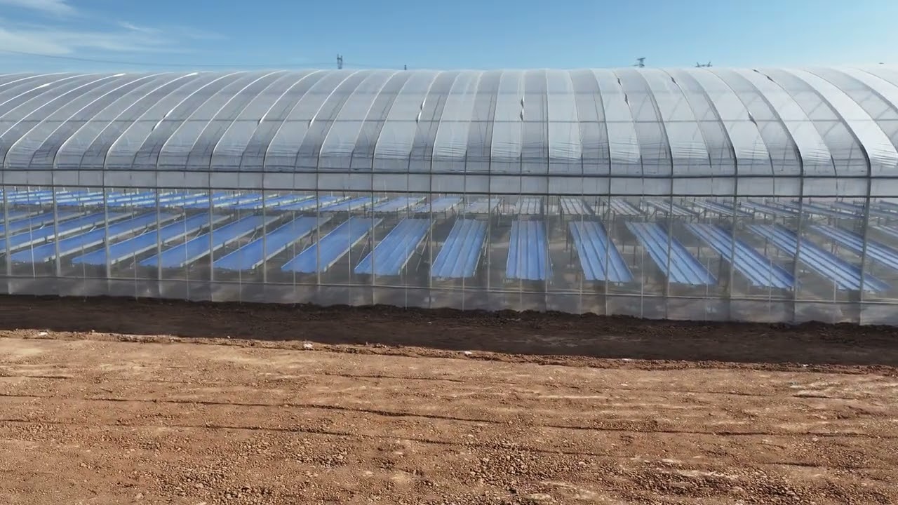 A film greenhouse is a modern greenhouse  