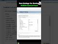 Best Settings For Gaming NVIDIA Control Panel GPU #shorts