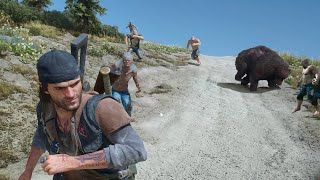 Days Gone - 2 Breakers vs 2 Reachers vs Rager | Remastered Bike