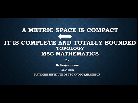 A metric space