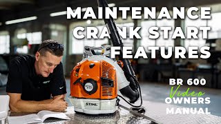 STIHL BR 600 Video Owners Manual  Starting, Operating & Maintenance