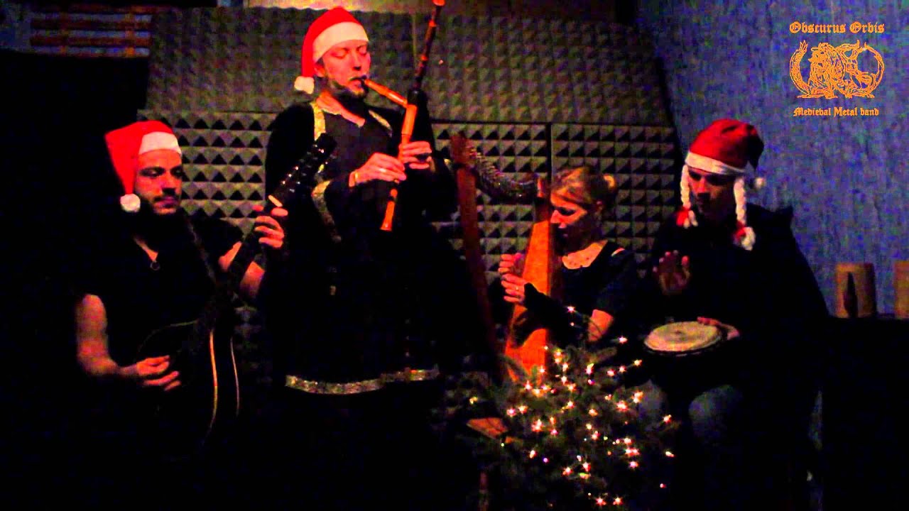 Greensleeves bagpipes Christmas greetings . Obscurus Orbis Medieval