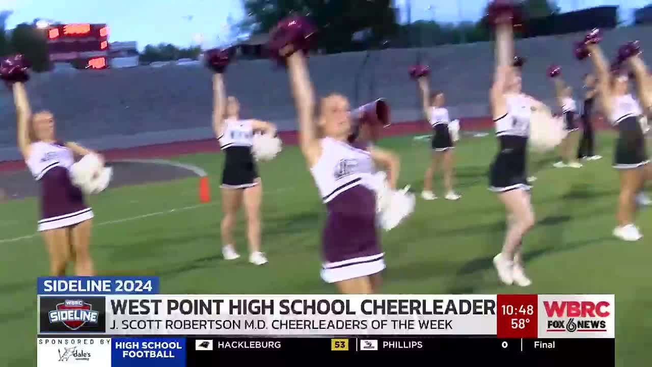 Week 7 Cheerleaders of the Week - West Point High School cheerleaders