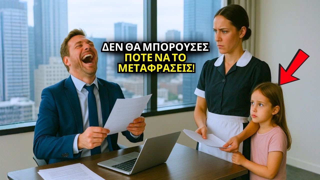 «ΣΟΥ ΔΙΝΩ ΟΛΗ ΜΟΥ ΤΗΝ ΠΕΡΙΟΥΣΙΑ ΑΝ ΤΟ ΜΕΤΑΦΡΑΣΕΙΣ» — ΕΙΠΕ Ο ΠΛΟΥΣΙΟΣ, ΑΛΛΑ Η ΚΑΘΑΡΙΣΤΡΙΑ ΤΟΝ ΣΩΠΑΣΕ!