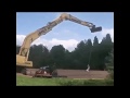 Excavator rope swing