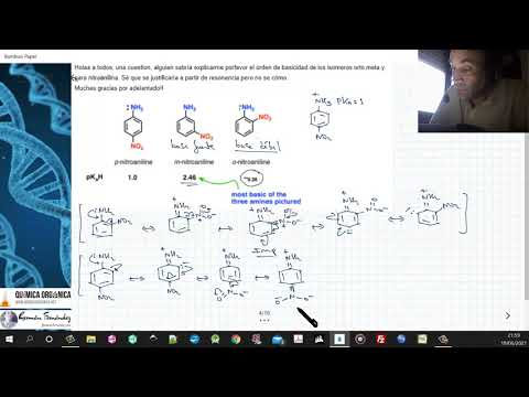 Video: ¿M nitroanilina es una base?