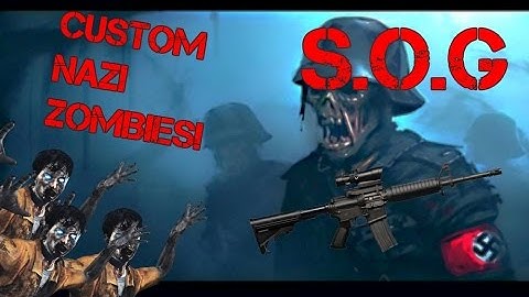 Cod World at War Custom Zombies S.O.G Play-through (No Commentary)