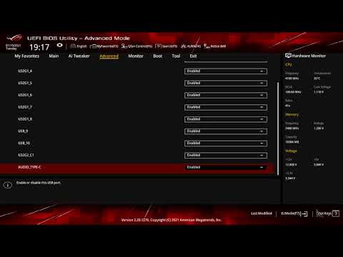 ASUS ROG STRIX H470 I Gaming BIOS