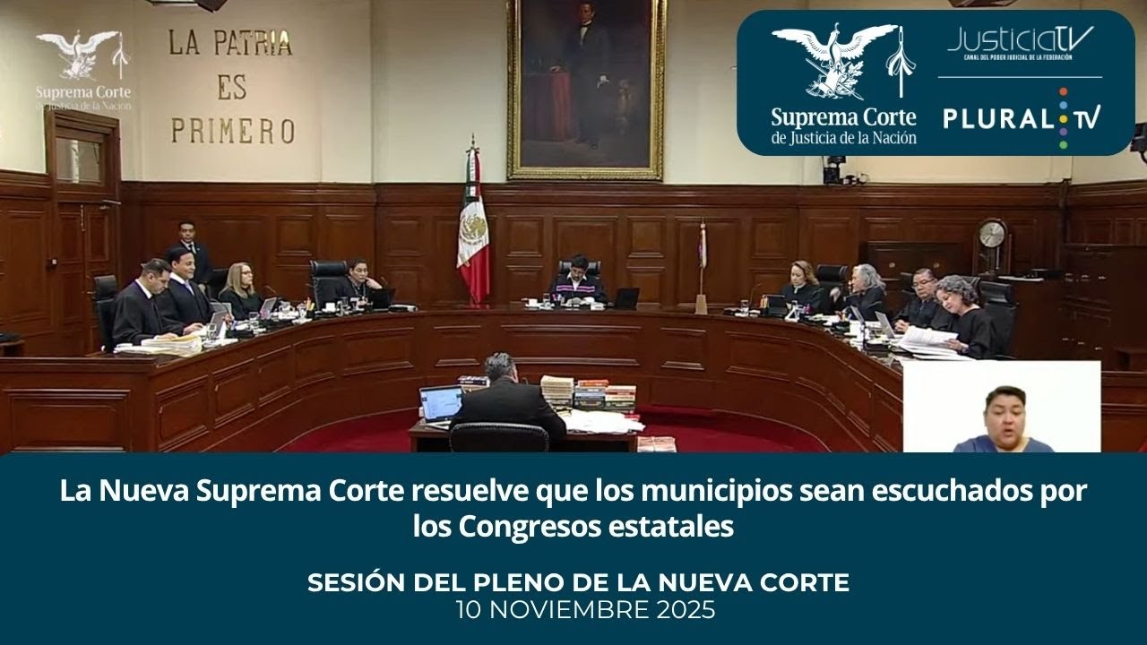 Sesión Pública del Pleno de la Nueva Suprema Corte de Justicia de la ...