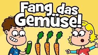 ♪ ♪ Kinderlied Familie | Gesunde Ernährung - Fang das Gemüse - Hurra Kinderlieder 