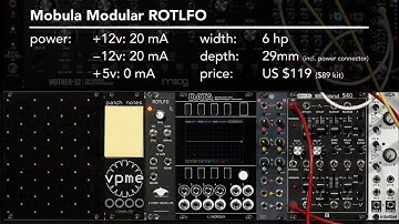 Mobula Modular ROTLFO 1/2: overview (LMS EE)