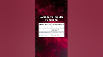 Lambda vs Regular Functions ##ai ##artificialintelligence ##machinelearning ##aiagent #Lambda