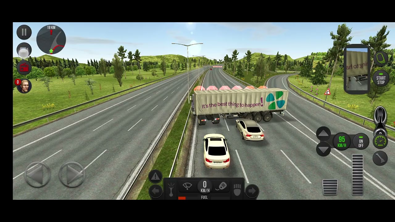 Truck simulator please one like  Mary havy  driving 