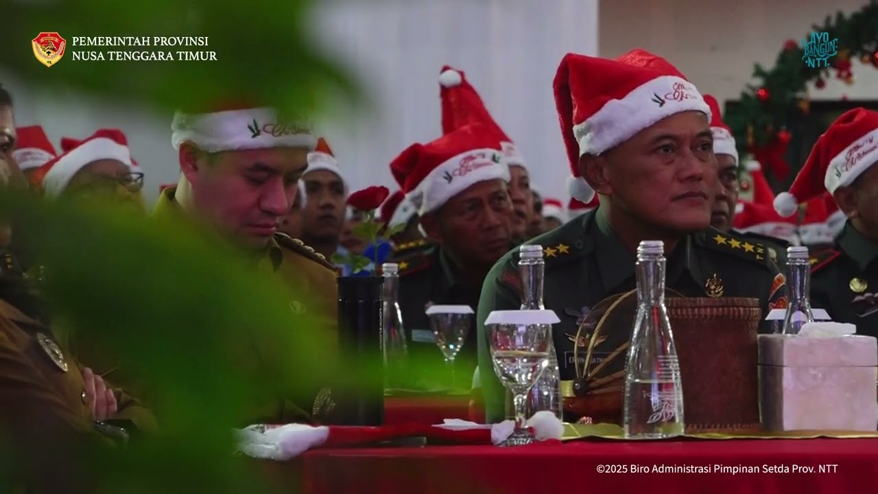 Wakil Gubernur NTT Hadiri Perayaan Natal Bersama Kepala Staf TNI AD