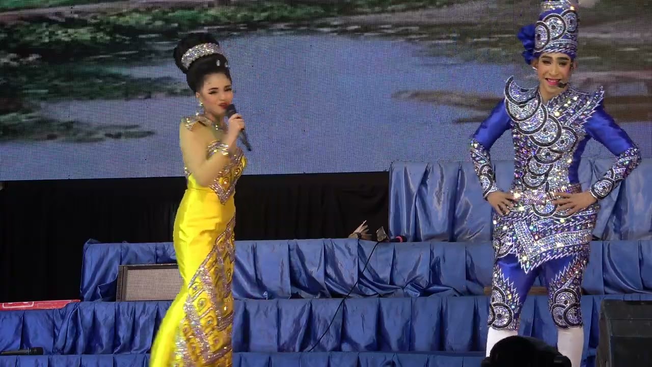 คิง วิชาญ เจอ เบ็ญจรัตน์ นางร้ายคนสวย  น่ารั๊ก ๆ💖✨💖 #วัดวิหารทอง อสรรคบุรี จ.ชัยนาท 23 ก.พ. 2567