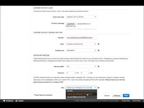 Serverless Series Part 4 -  Create Lambda Function RDS