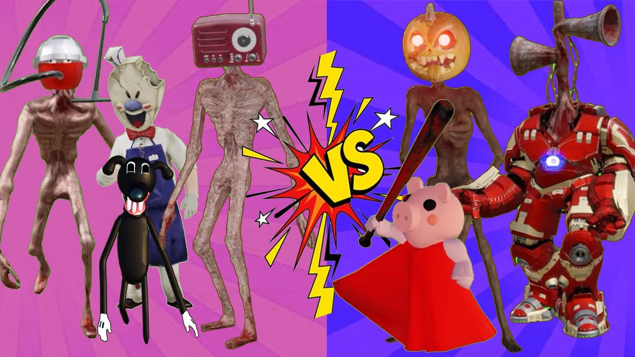 Team Siren Head vs SCP MONSTERS Trevor Henderson Best monsters level up ...