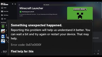 Fix Minecraft/Minecraft Launcher Not Installing Error 0x87e0000f On Xbox App/Microsoft Store PC