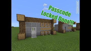 Passcode Door! | Minecraft Redstone Tutorial